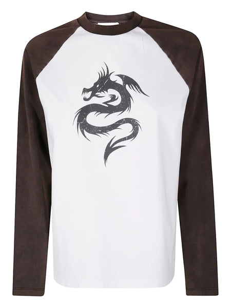 Dragon raglan-sleeve T-Shirt