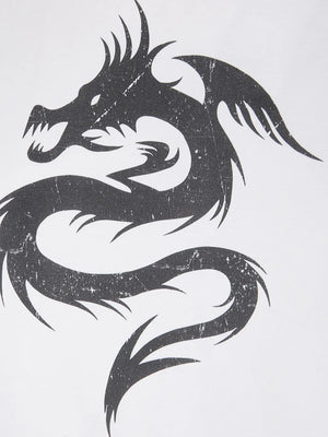 Dragon raglan-sleeve T-Shirt