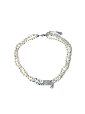 double-pearl orb necklace