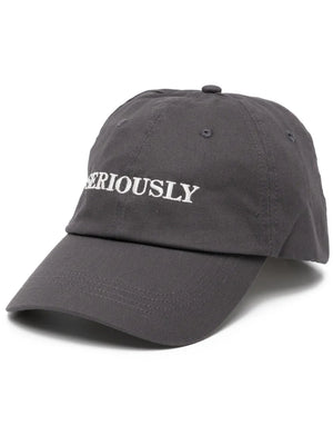 logo-embroidered cap