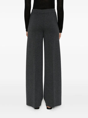 Wool Wide-Leg Trousers