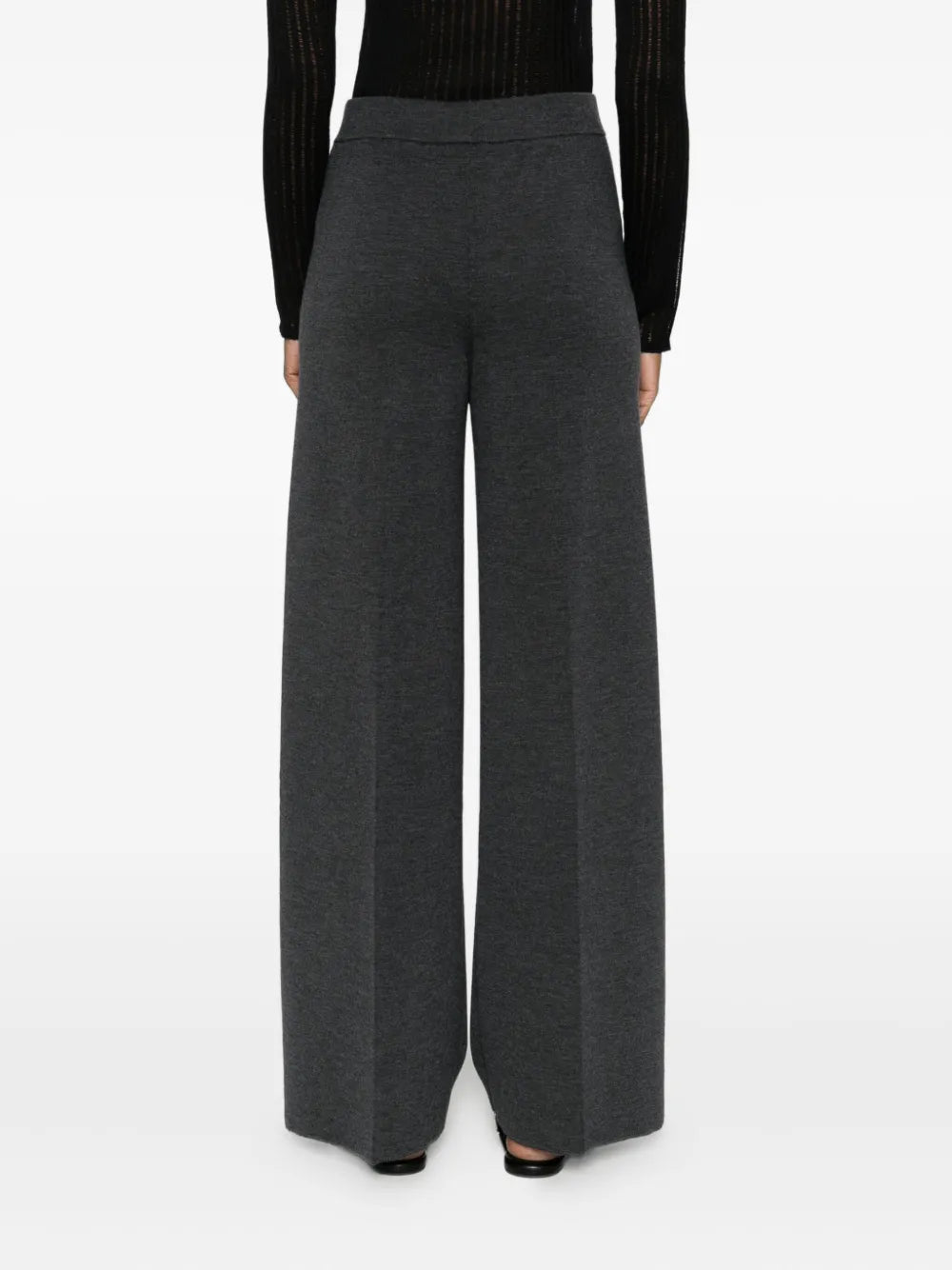 Wool Wide-Leg Trousers