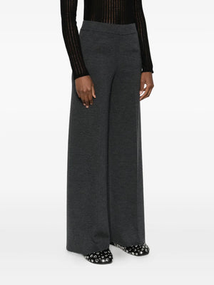 Wool Wide-Leg Trousers