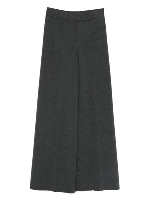 Wool Wide-Leg Trousers