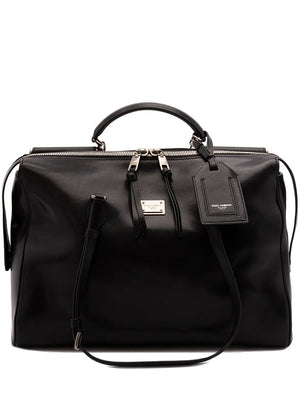 Vittoria zip-top leather luggage