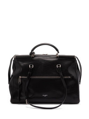 Vittoria zip-top leather luggage