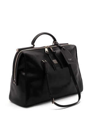 Vittoria zip-top leather luggage