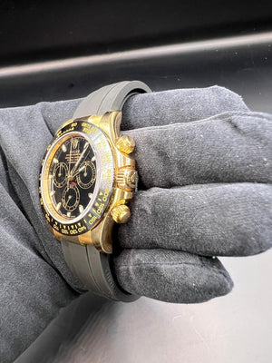 Rolex | Daytona | 116518 | Yellow gold | 40 mm | Rubber | Black | Automatic