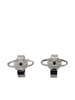 Orb drop earrings