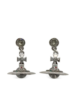 Orb drop earrings