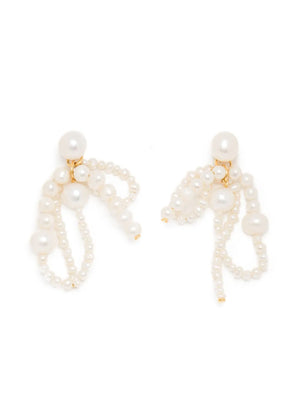 pearl drop earrings