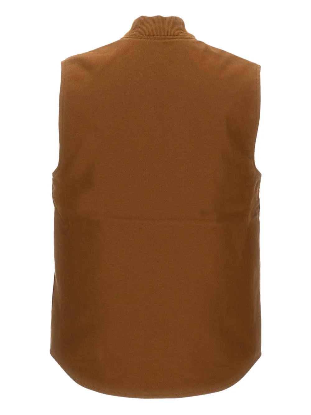 cotton zip-up gilet