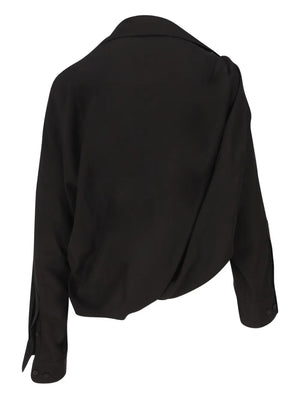 buttoned collared top