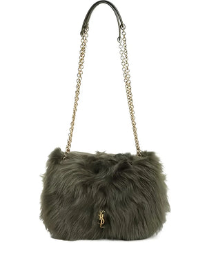 Jamie shearling shoulder bag