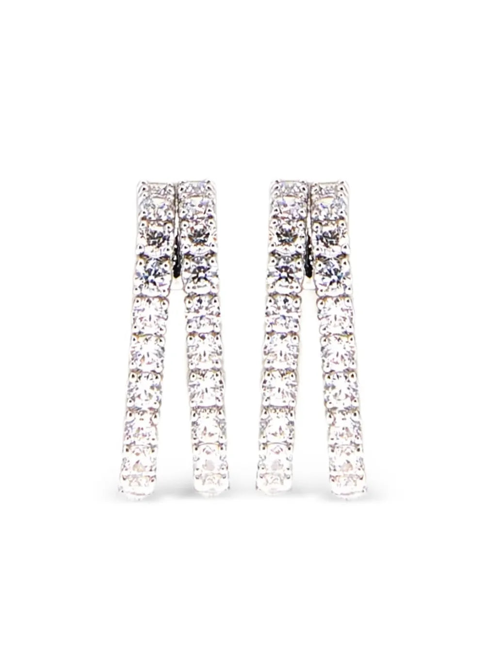 Matrix embellished earrings