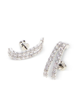 Matrix embellished earrings