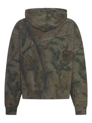 A13 zipped camouflage Hoodie