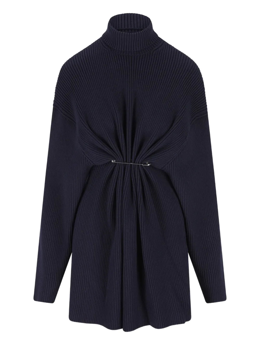 Safety Pin knitted mini dress