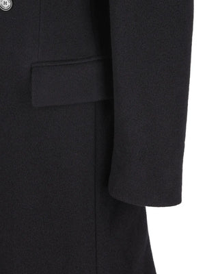 wool double-breasted coat