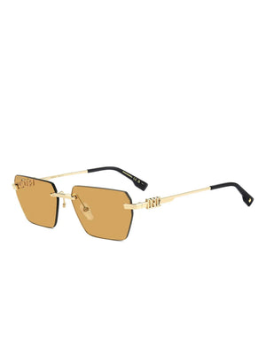 logo-detail geometric sunglasses