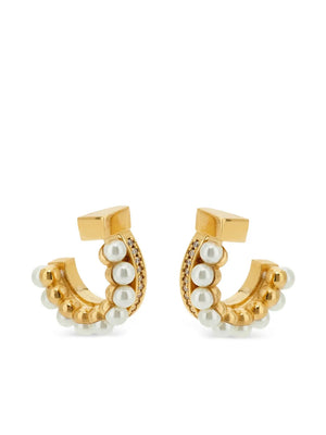 Pearl stud earrings