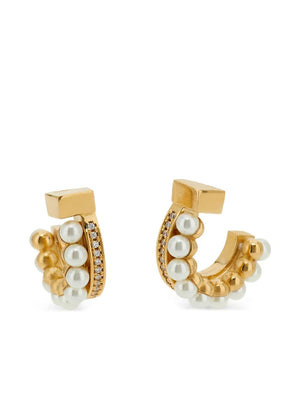 Pearl stud earrings