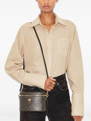 monogram coated vanity mini bag