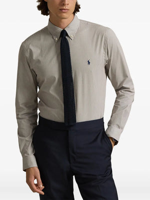 long-sleeve striped shirt
