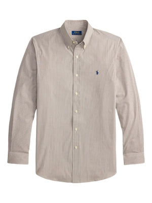 long-sleeve striped shirt