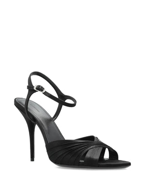 Plissé Dynas heeled sandals