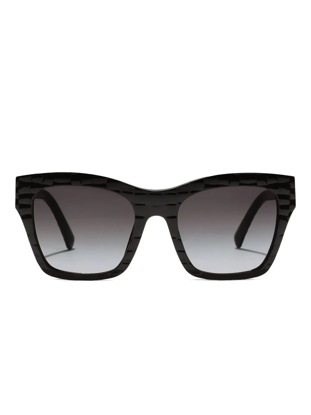 DG Crossed textured square-frame sunglasses