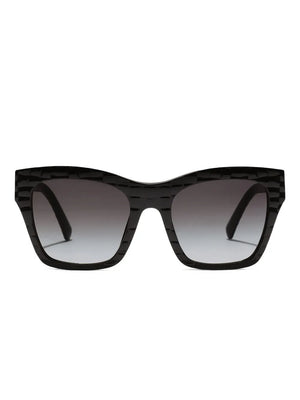 DG Crossed textured square-frame sunglasses