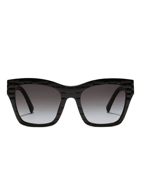 DG Crossed textured square-frame sunglasses