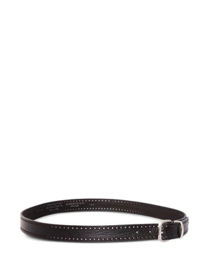perforated leather belt