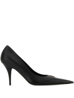 90mm Avenue BB Editor leather pumps