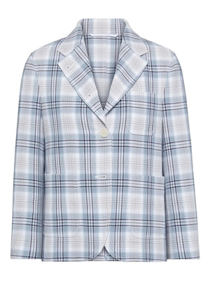 plaid blazer