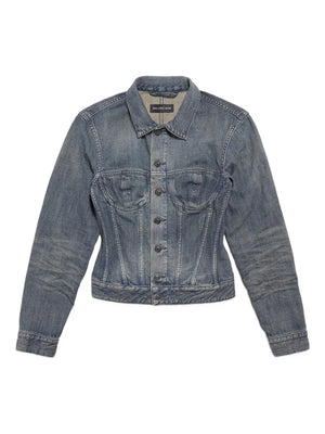 corset-style denim jacket