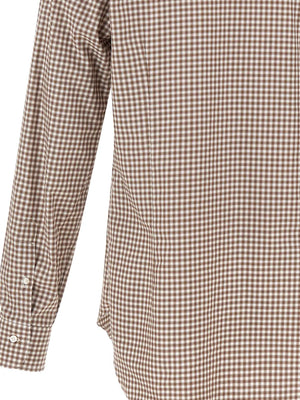 checked long-sleeves shirt