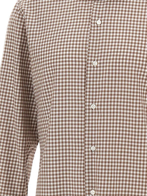 checked long-sleeves shirt
