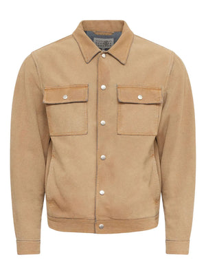 patch-pocket shirt jacket