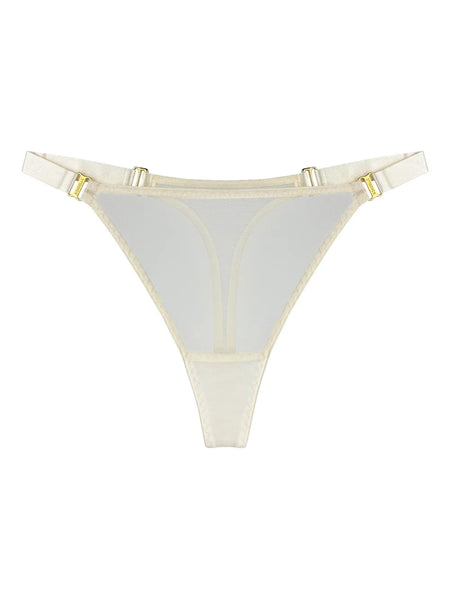 Signature mesh thong