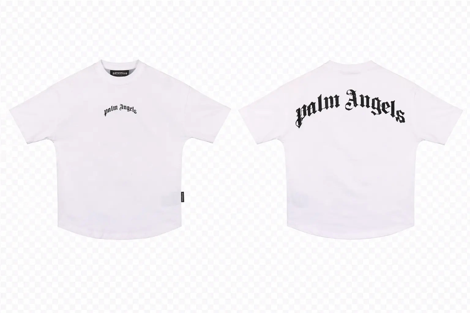 Palm Angels Classic Logo Over White T-Shirt