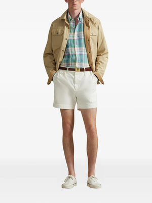 plaid button-down shirt