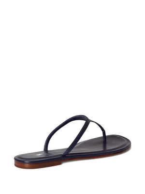 logo-debossed thong sandals