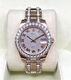 Rolex | Datejust | 81285 | Rose gold | 34 mm | Rose gold | Pink | Automatic