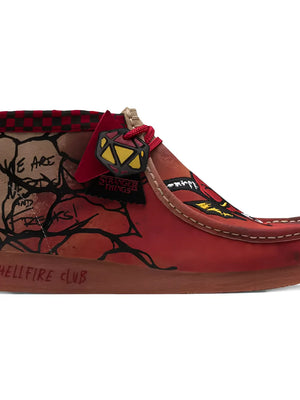 x Stranger Things Wallabee graphic lace-up shoes