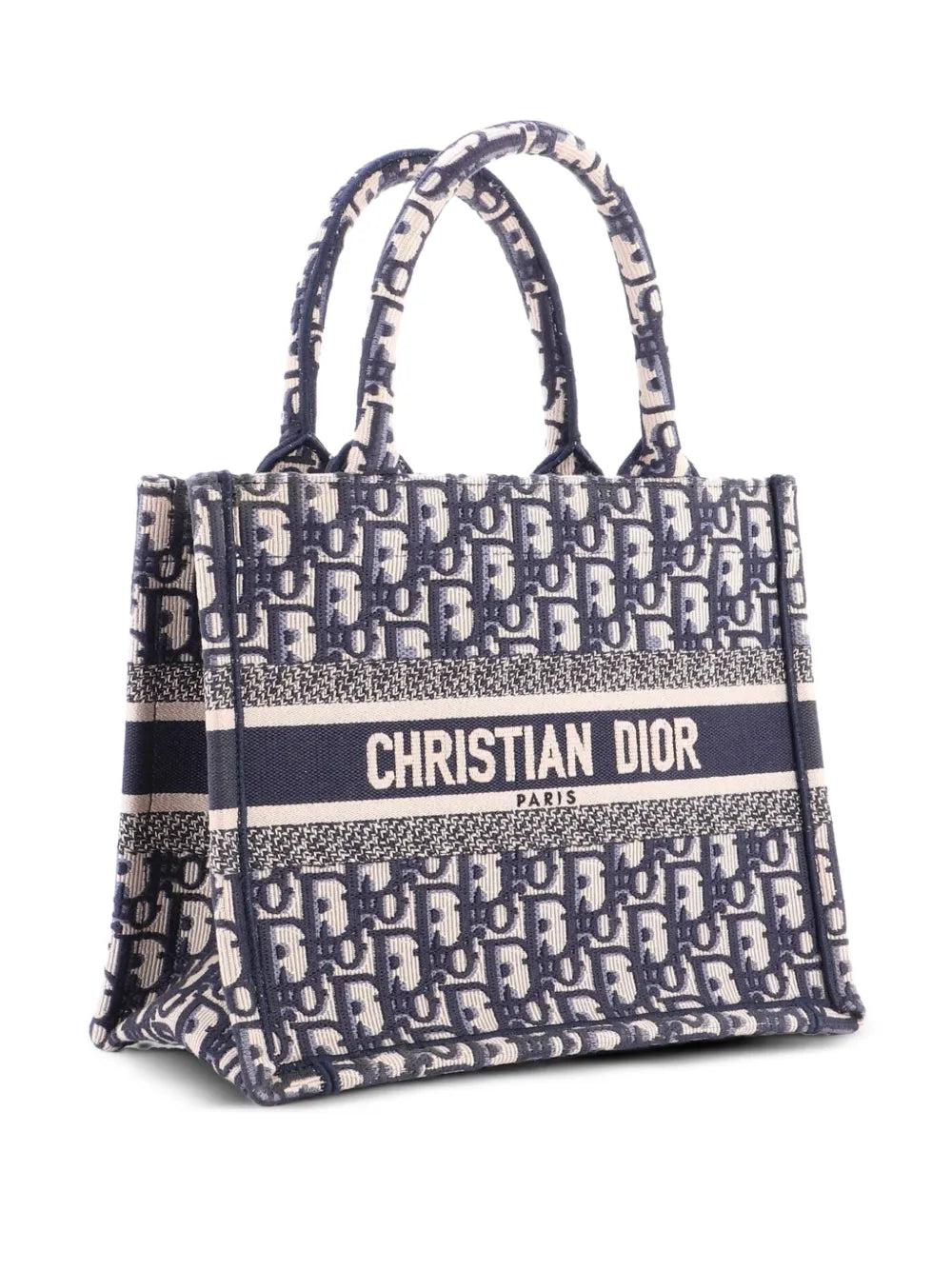 Book Oblique Canvas Small tote bag