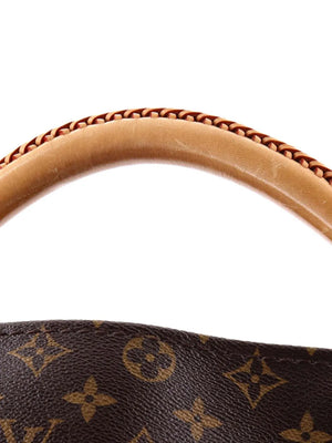 Artsy Handbag Monogram Canvas MM hobo bag