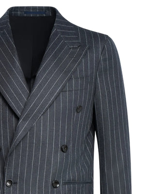 double-breasted pinstripe suit (set of two)