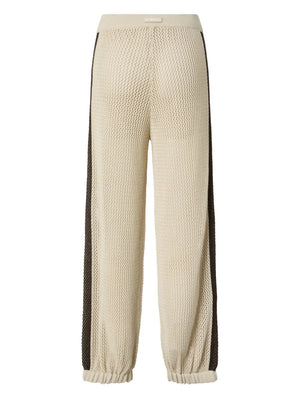 striped track pants